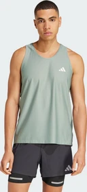 adidas Own The Run Laufshirt ärmellos silver green (Herren)