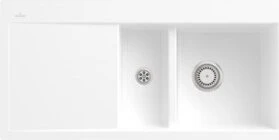 Villeroy & Boch Subway 60 flat flächenbündig Becken rechts stone white