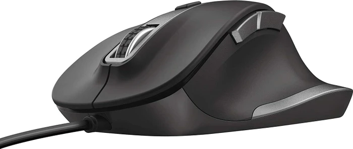 Trust Fyda Wired Comfort Mouse schwarz, USB