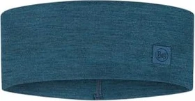 Buff Solid Merino Wide Stirnband solid ocean