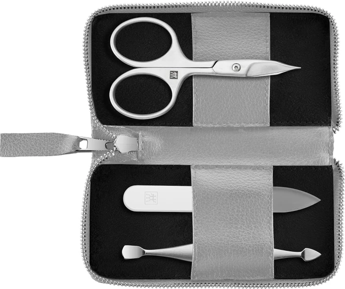 Zwilling Reißverschluss-Etui vegan Maniküre/Pediküre-Set 3-teilig