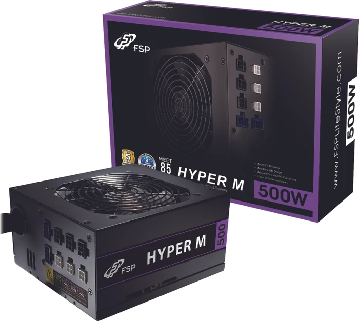 FSP Hyper M 500W, ATX 2.31