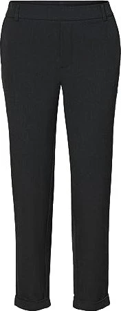 Vero Moda Maya Mid Waist Hose dark grey melange (Damen)