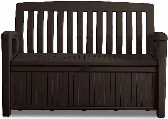 Tepro Patio Bench 227l Gartenbank espressobraun