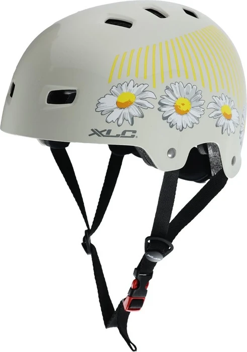 XLC BH-C22 Urban Helm creme flower