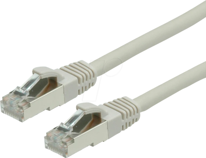 Value LSOH Patchkabel, Cat6, S/FTP, RJ-45/RJ-45, 3m, grau