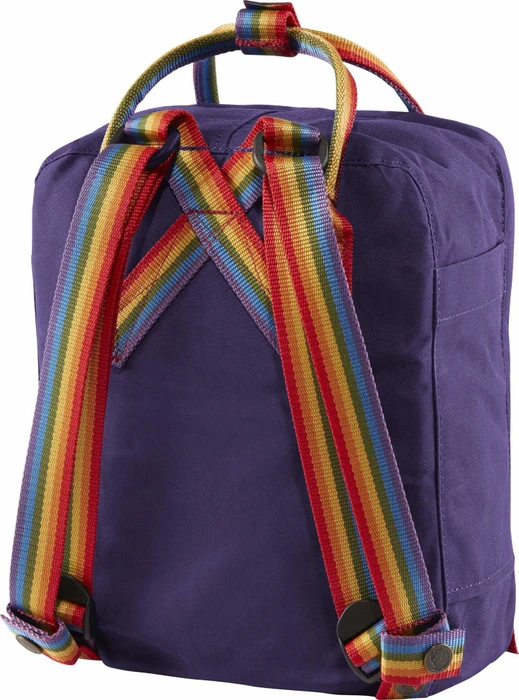 Fjällräven Kanken Rainbow Mini purple/rainbow pattern