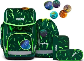 Ergobag Cubo Bärtastisch Lumi Edition Schulrucksack-Set, 5-tlg.
