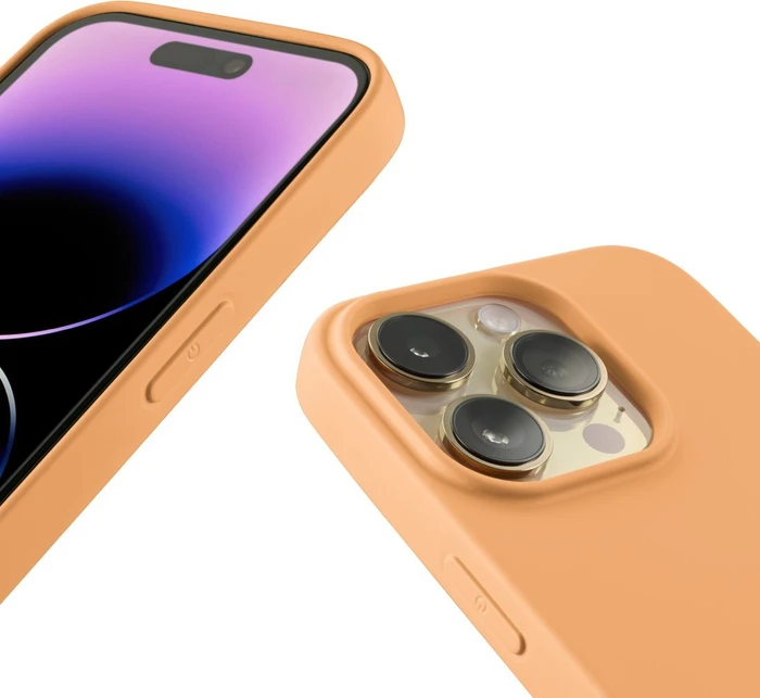 Hama Handyhülle Fantastic Feel für Apple iPhone 14 Pro orange