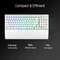 ASUS ROG Strix Scope II 96 Wireless, White, PBT, hot-swap, ROG NX SNOW, USB/Bluetooth, DE Vorschaubild