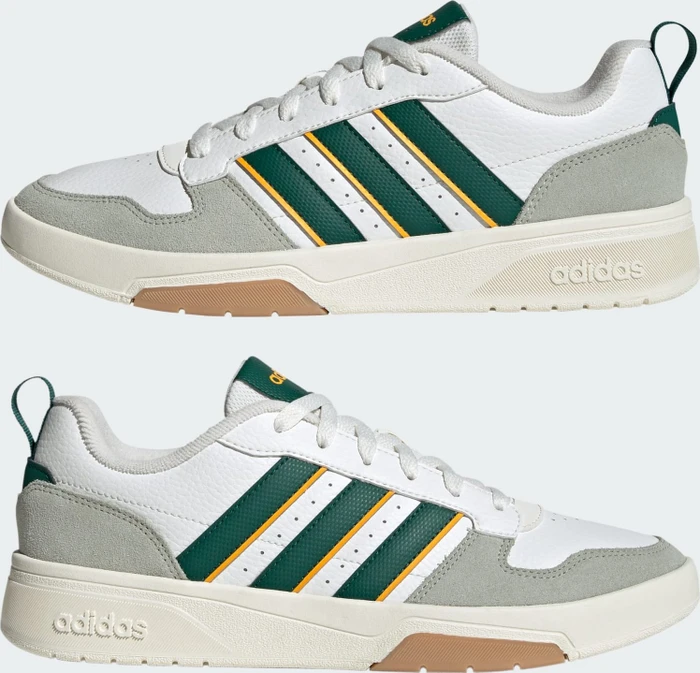 adidas Courtwave core white/collegiate green/crew yellow (Herren)