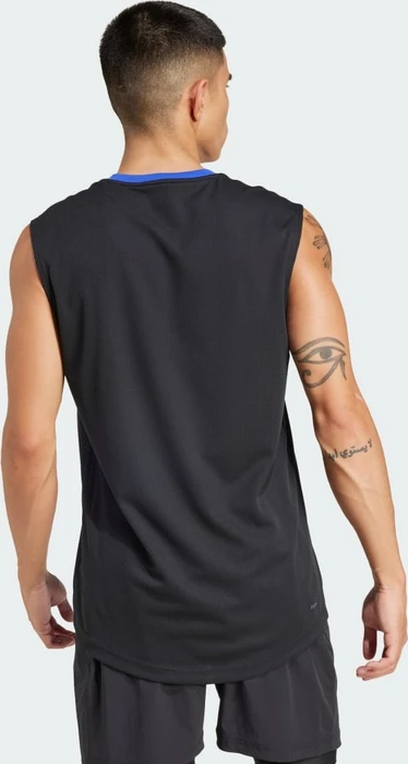 adidas Tennis Pro Heat.RDY Funktionsshirt ärmellos lucid blue/black (Herren)