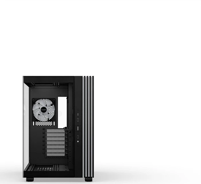 be quiet! Light Base 600 LX Black, schwarz, Glasfenster