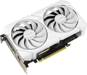 ASUS Dual Radeon RX 9060 XT White Edition, DUAL-RX9060XT-16G-WHITE, 16GB GDDR6, HDMI, 2x DP