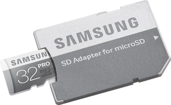 Samsung PRO R90/W80 32GB Kit, UHS-I U3, Class 10