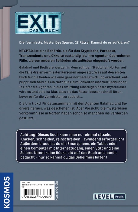 EXIT - Das Buch - Die Krypto Akten Codename: AL1A5