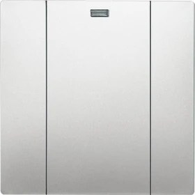 Busch-Jaeger WaveLine Wandsender Funk 1-fach, Pur Edelstahl, edelstahl