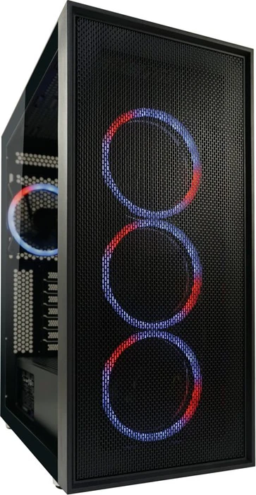 LC-Power Gaming 802B Black_Wanderer_X, schwarz, Glasfenster