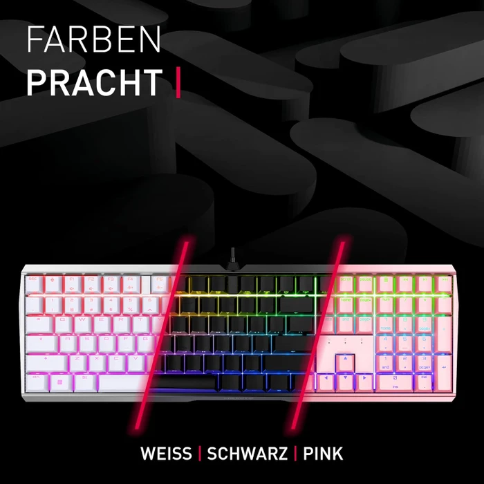 Cherry MX Board 3.0 S, schwarz, MX SILENT RGB RED, USB, DE