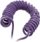 Ducky Premicord Spiralkabel USB-C auf USB-A, Tastaturkabel (Spiral-Textilkabel), 1.8m, violett/weiß Vorschaubild