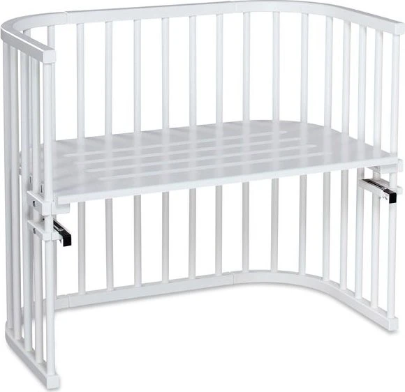 Babybay Maxi Beistellbett seidenmatt weiß
