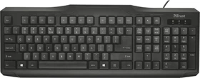 Trust ClassicLine Keyboard, USB, UK (20623)