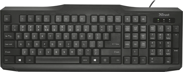 Trust ClassicLine Keyboard, USB, UK