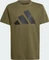 adidas Essentials T-Shirt kurzarm olive strata/black (Junior) Vorschaubild