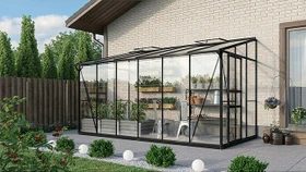 Vitavia Osiris 7800 ESG 3mm Anlehngewächshaus schwarz