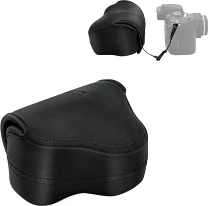 JJC OC-C3BK Neopren Bereitschaftstasche für Canon R7 mit Objektiv
