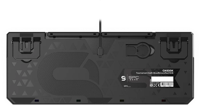 Endorfy SilentiumPC SPC Gear GK630K Tournament, LEDs RGB, Kailh BLUE, USB, DE