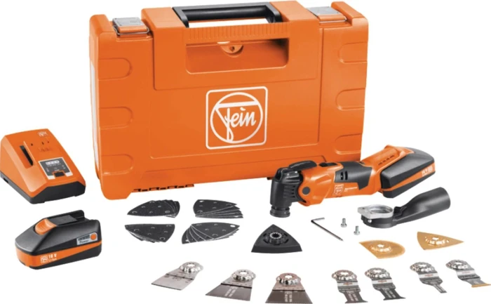 Fein MultiMaster AMM 500 Plus Top Akku-Multifunktionswerkzeug inkl. Koffer + 2 Akkus 3.0Ah + Zubehör