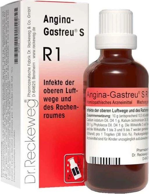 Dr.Reckeweg Angina Gastreu S R1 Tropfen zum Einnehmen, 22ml
