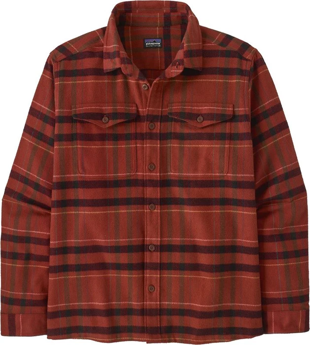 Patagonia Fjord Flannel Hemd langarm king: dried vanilla (Herren)