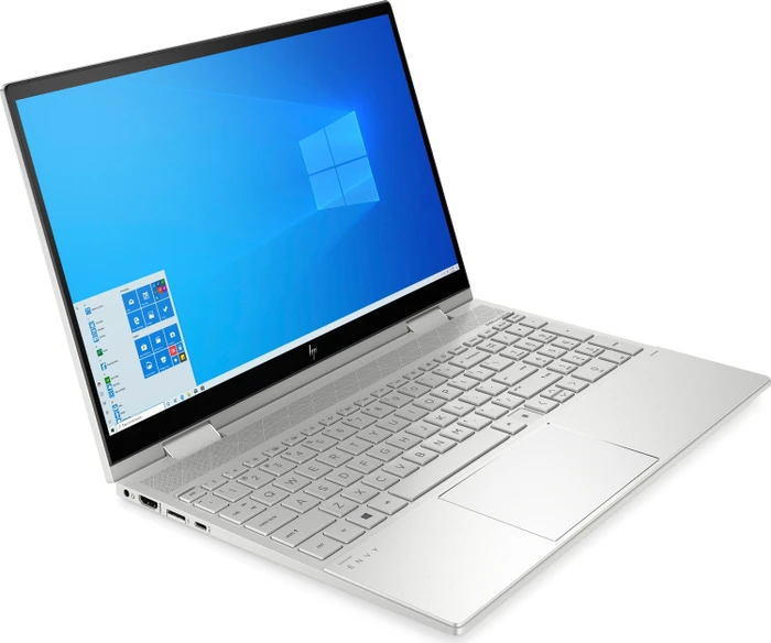 HP Envy x360 Convertible 15-ed0174ng, Natural Silver, Core i7-10510U, 16GB RAM, 512GB SSD, GeForce MX330, DE