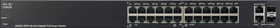 Cisco SG200 Rackmount Gigabit Smart Switch, 24x RJ-45, 2x RJ-45/SFP (SG200-26 / SLM2024T)