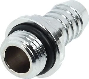 Alphacool HF Schlauchtülle FatBoy G1/4" 10mm ID Schlauch, chrome