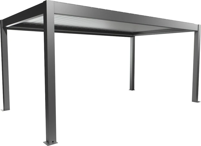 Biohort Pergola 5.5x3 quarzgrau-metallic/silber-metallic
