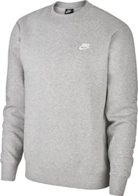 Nike Sportswear Club French-Terry Sweatshirt dark grey heather/white (Herren)