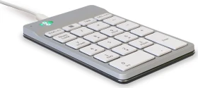R-Go Numpad Break, silber/weiß, USB-A