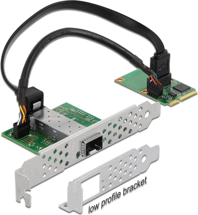 DeLOCK LAN-Adapter, SFP, PCIe Mini Card