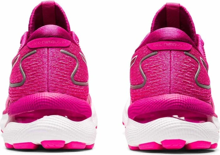 Asics Gel-Nimbus 24 fuchsia red/white (Damen)