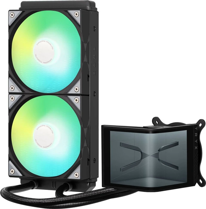 TRYX Panorama SE ARGB 240 Black, schwarz