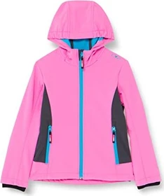 CMP Softshell Melange Fix Hood Funktionsjacke salvia (Junior)