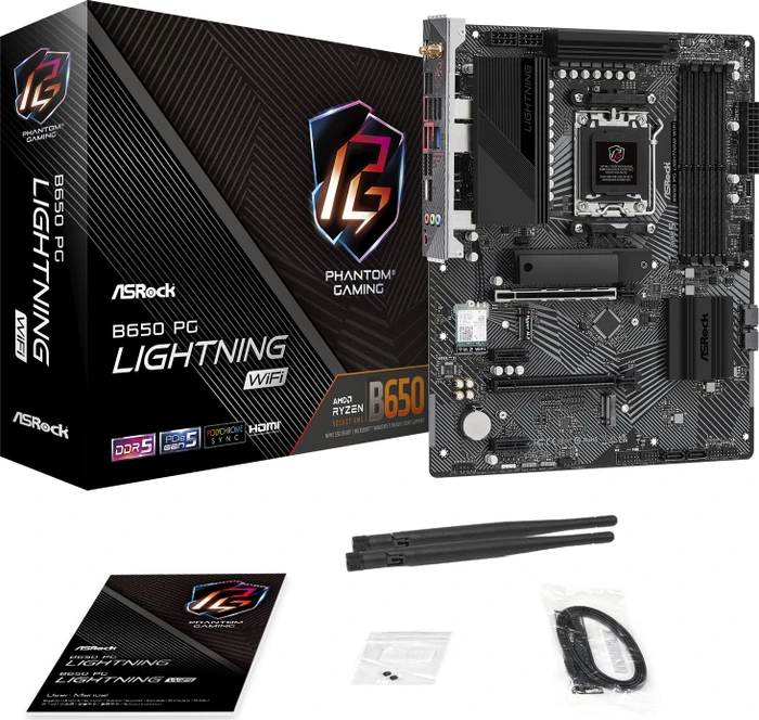 ASRock B650 PG Lightning WiFi (AMD AM5)