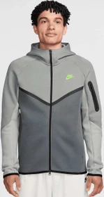 Nike Tech Fleece Windrunner Hoodie light smoke grey/cool grey/photon dust/volt (Herren)