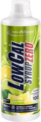 IronMaxx LowCal Syrup Zero Zitrone Limette 1l