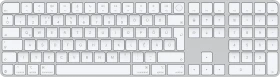 Apple Magic Keyboard mit Touch ID und Ziffernblock für Mac mit Apple Chip (USB-C), weiß/silber, USB/Bluetooth, HU