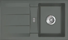 systemceram Genea 87 F Einbau Becken reversibel lava