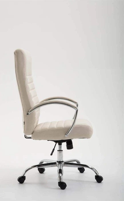 CLP Valais XL Stoff Bürostuhl, creme